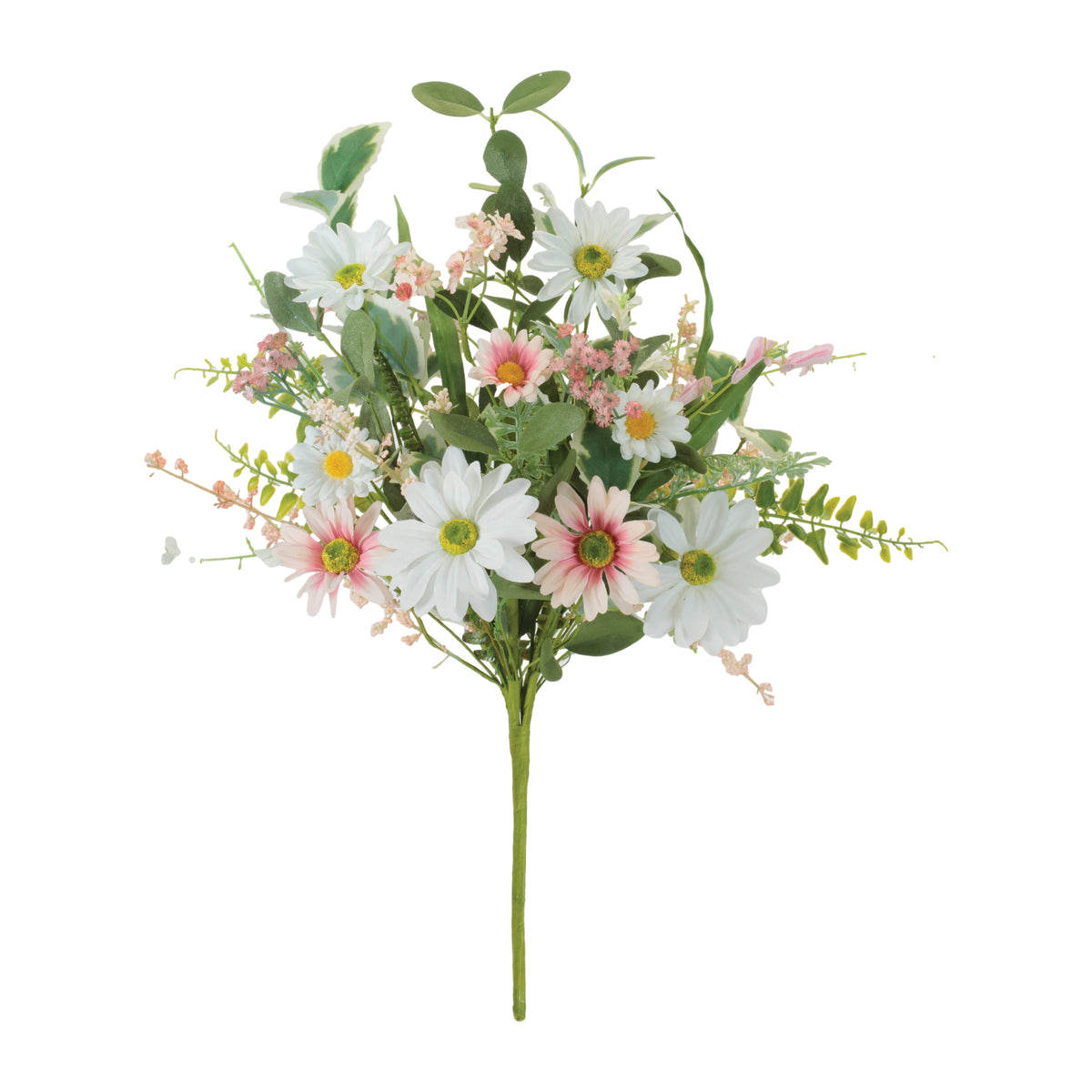 Mixed Daisy Bush (Set of 2) 18”H Polyester -Ship Only