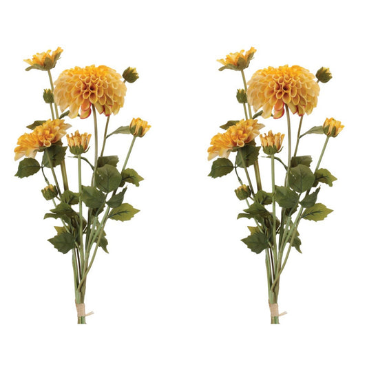 Zinnia Bundle (Set of 2) 23.5”H Polyester -Ship Only