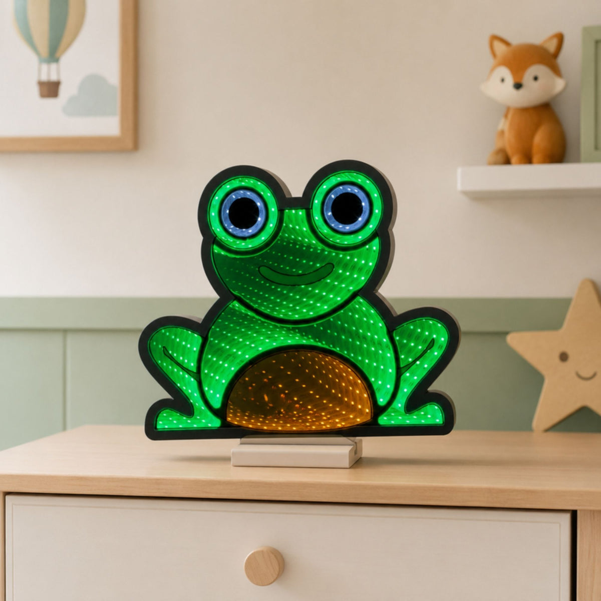 Frog Ekkolight 12”H Acrylic UL Plug -Ship Only