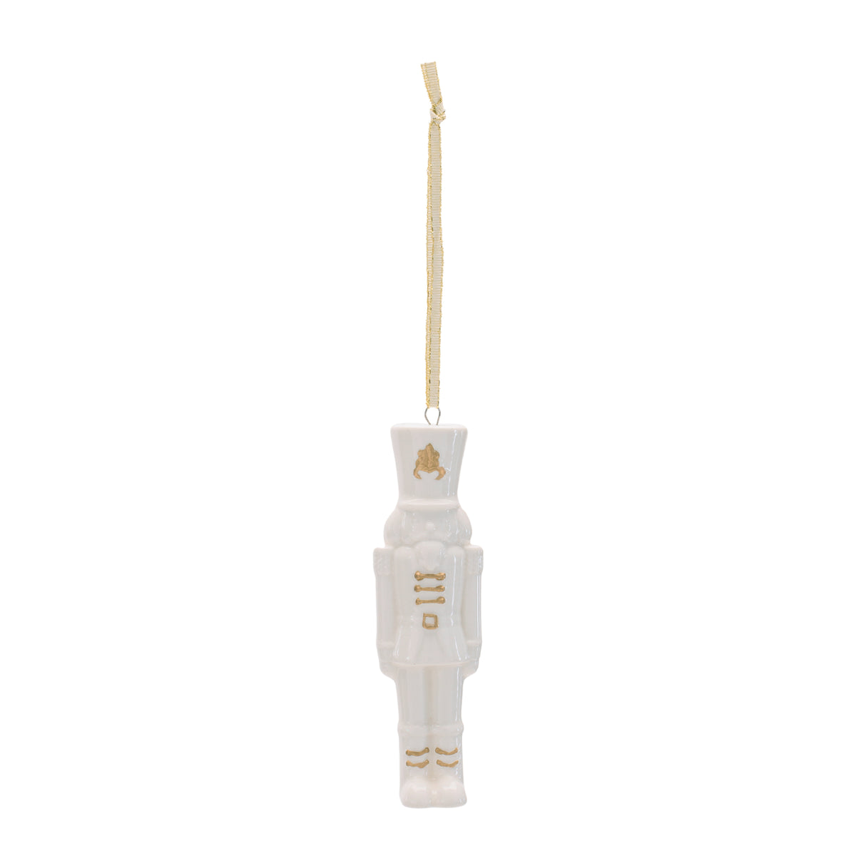 Nutcracker Ornament (Set of 12) 4.25”H Porcelain -Ship Only