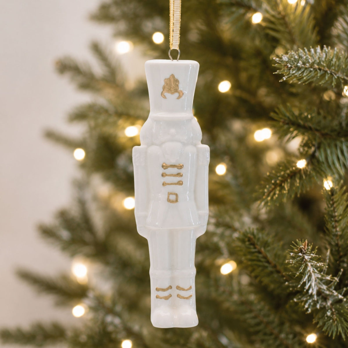 Nutcracker Ornament (Set of 12) 4.25”H Porcelain -Ship Only