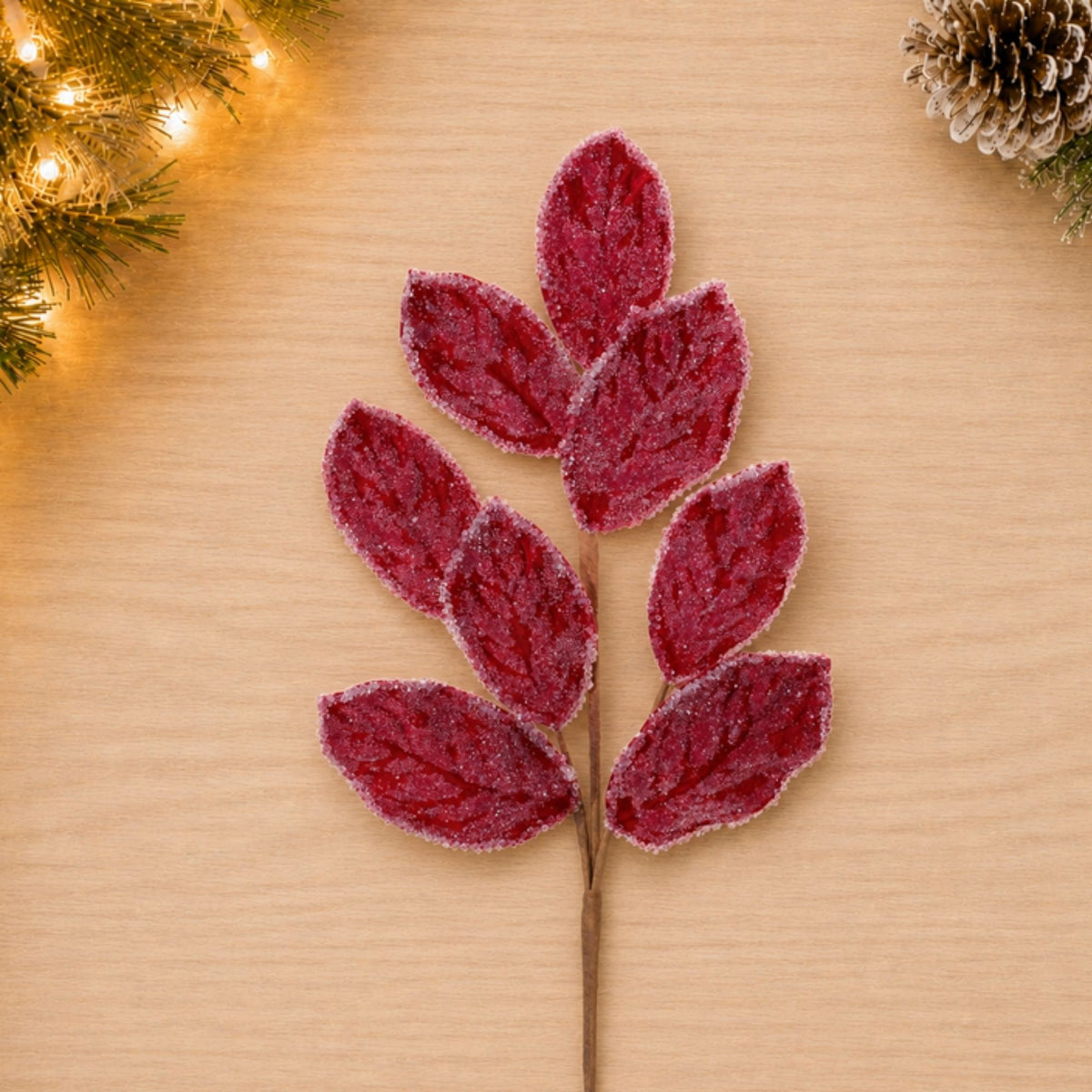 Magnolia Leaf Spray (Set of 2) 27”H Polyester -Ship Only