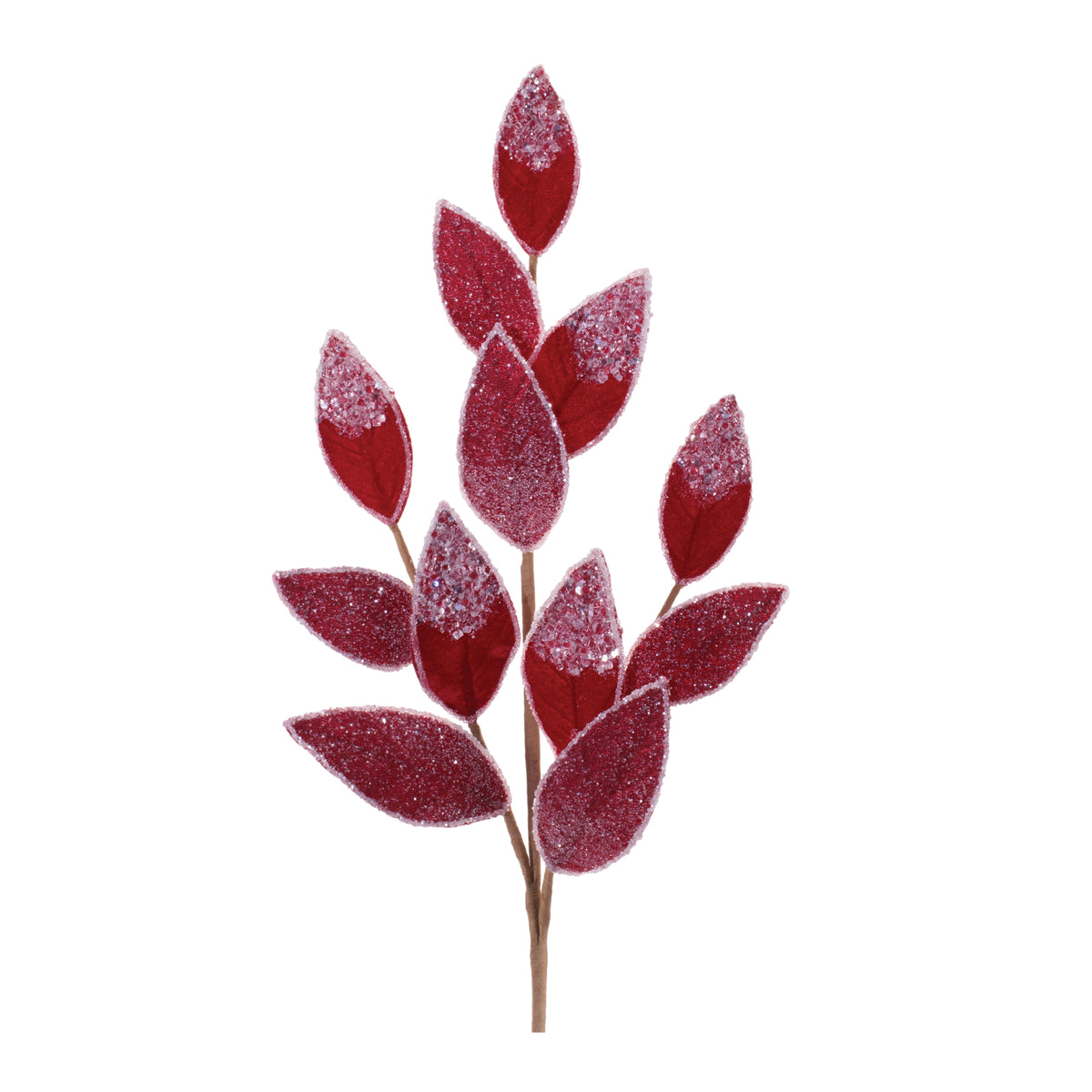 Leaf Spray (Set of 2) 27.5”H Polyester -Ship Only