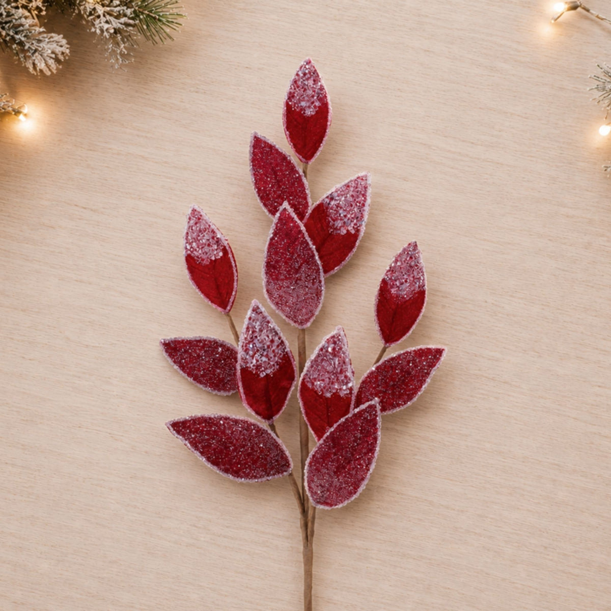 Leaf Spray (Set of 2) 27.5”H Polyester -Ship Only