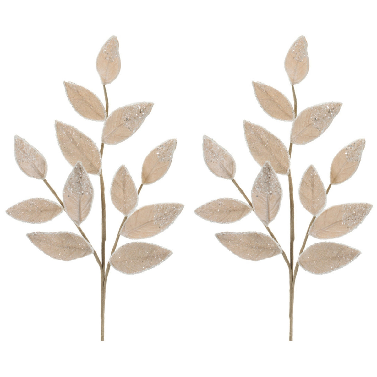 Leaf Spray (Set of 2) 27.5”H Polyester -Ship Only