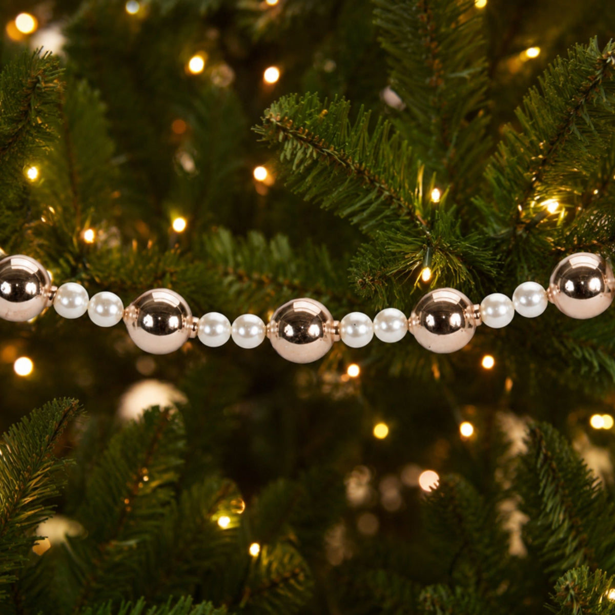 Ball Garland 32”L Glass -Ship Only