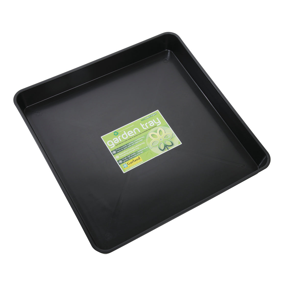 23" Black Square Garden Tray -Ship Only