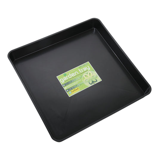 23" Black Square Garden Tray -Ship Only