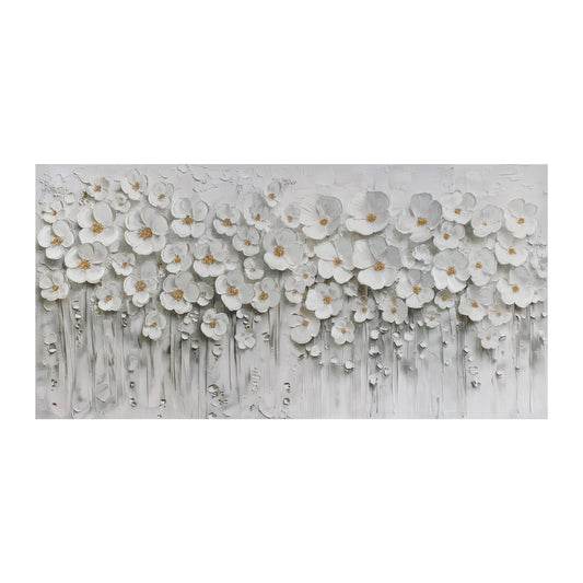 Textured Dogwood Print 47"L x 24"H Canvas -Ship Only