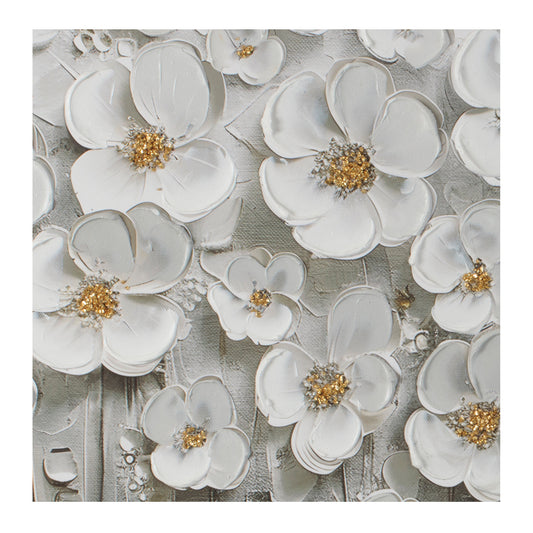 Textured Dogwood Print 47"L x 24"H Canvas -Ship Only