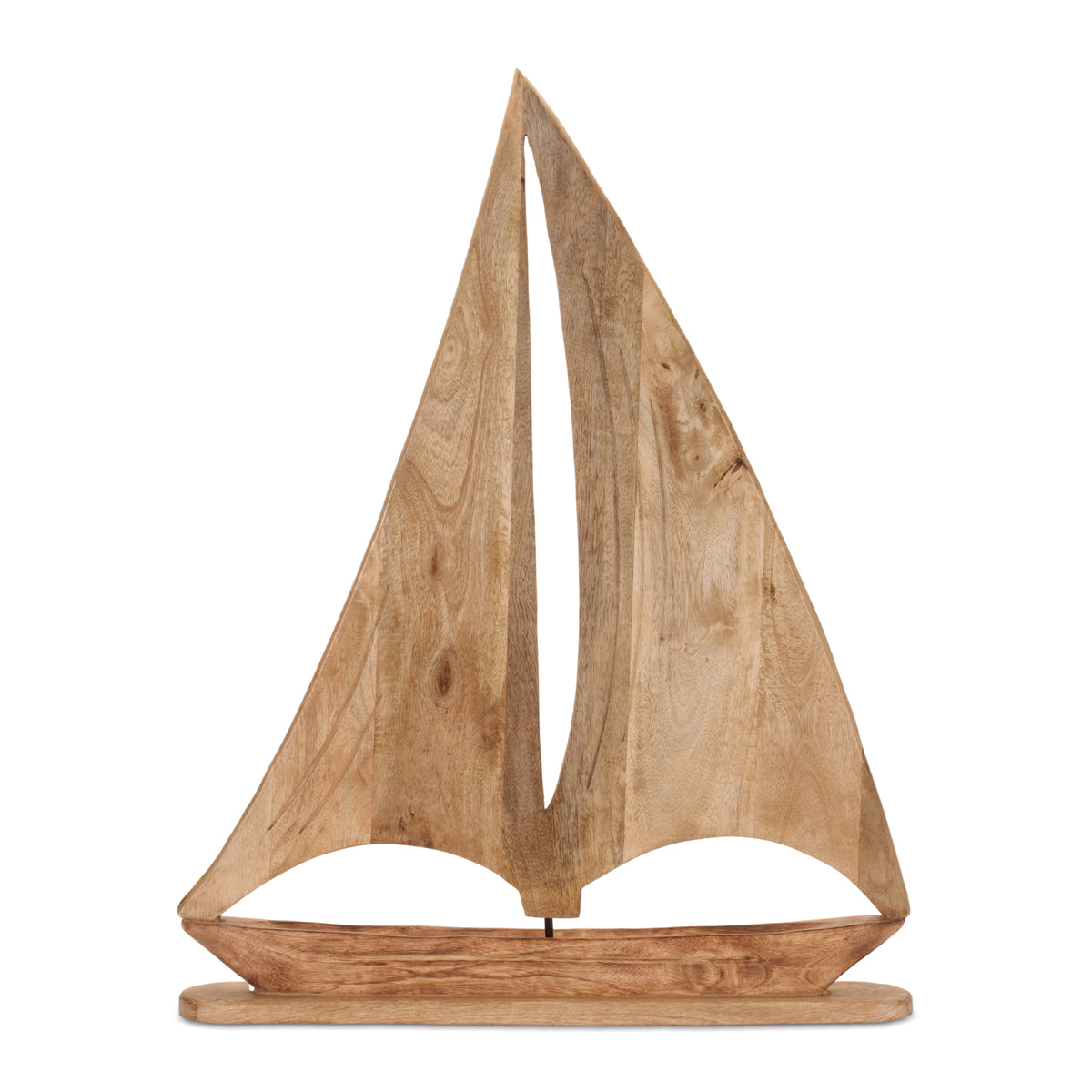 Sailboat 27.5"L x 35.5"H Wood -Ship Only