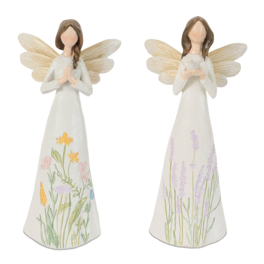 Angel (Set of 2) 9”H Resin -Ship Only