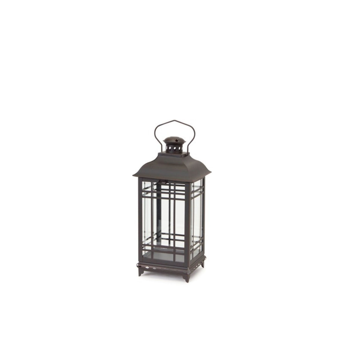 Traditional Black Metal Lantern (Set of 3) -Ship Only