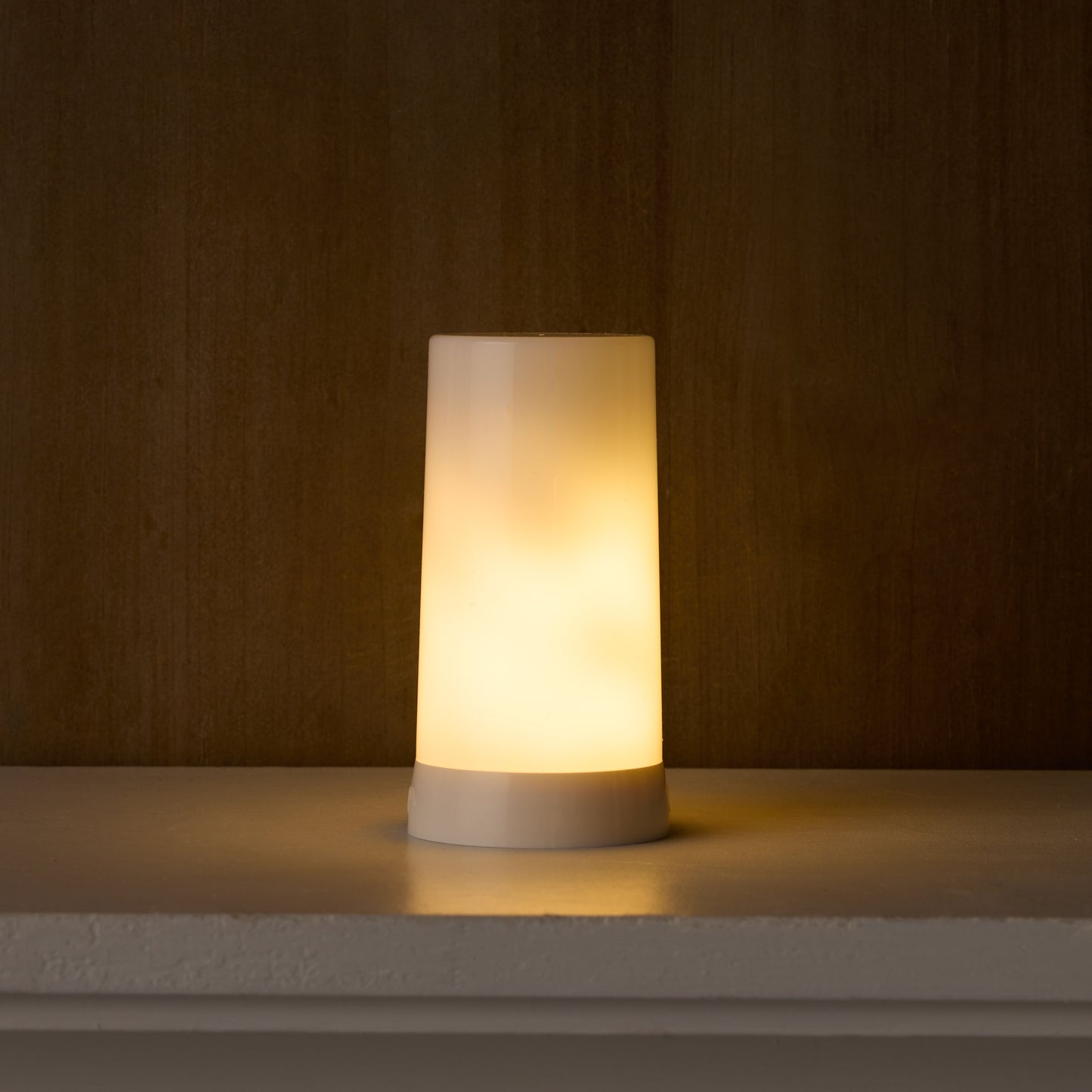 LED White Flickering Light Designer Candle with Remote and Magnet (Set of 2) -Ship Only