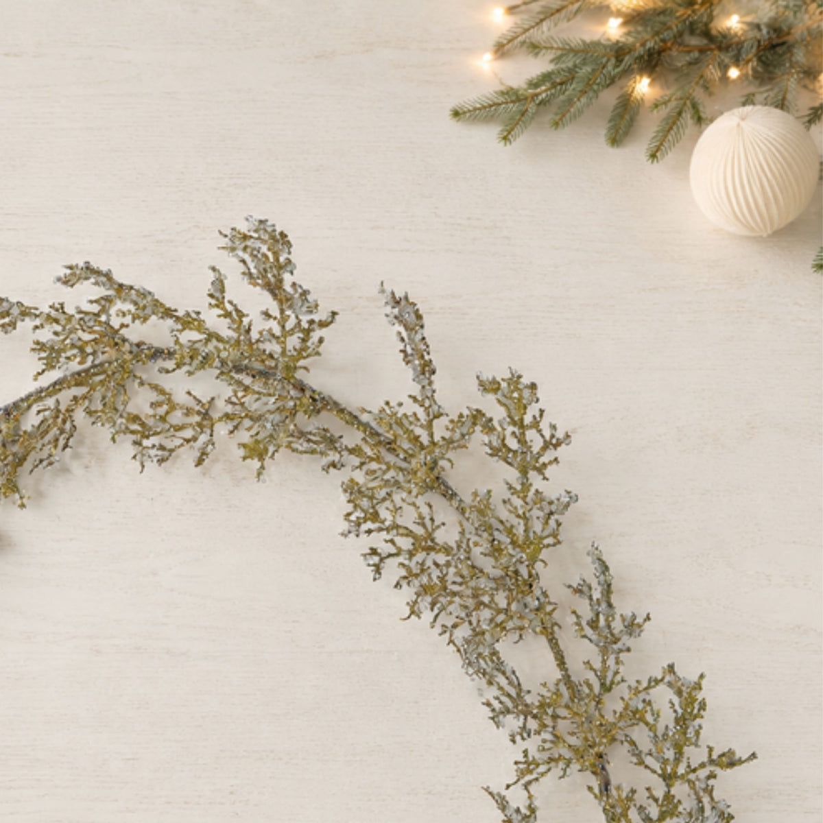 Iced Garland 5'L Plastic -Ship Only