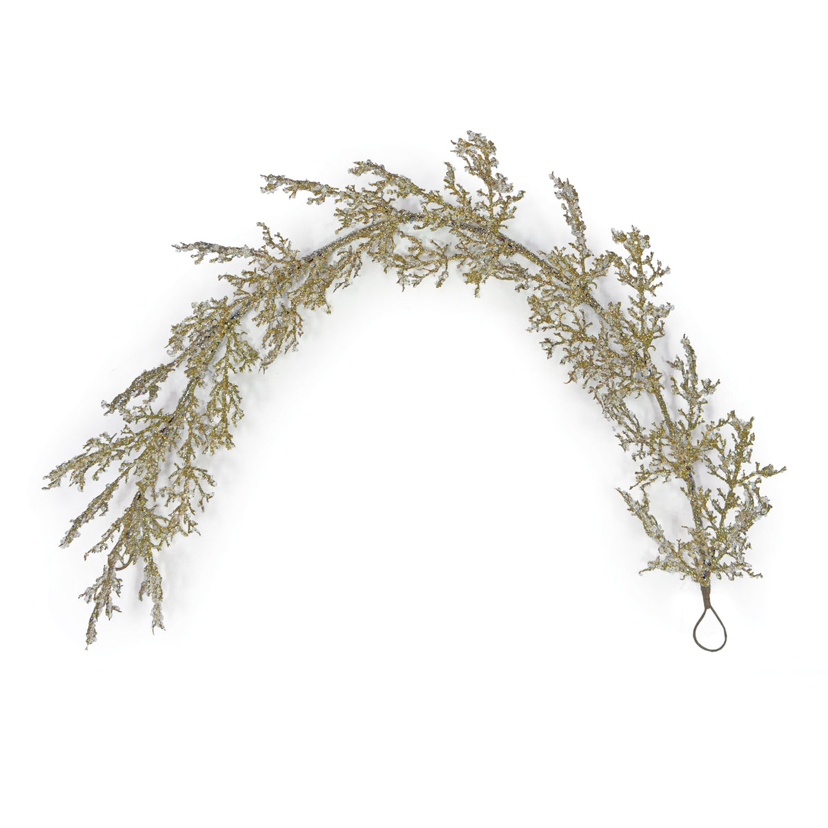 Iced Garland 5'L Plastic -Ship Only