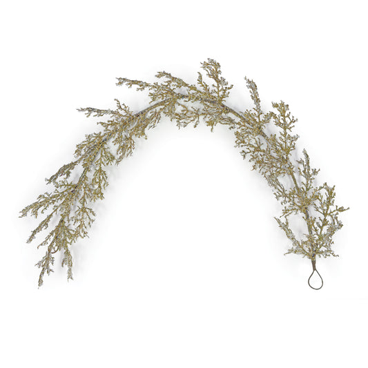 Iced Garland 5'L Plastic -Ship Only