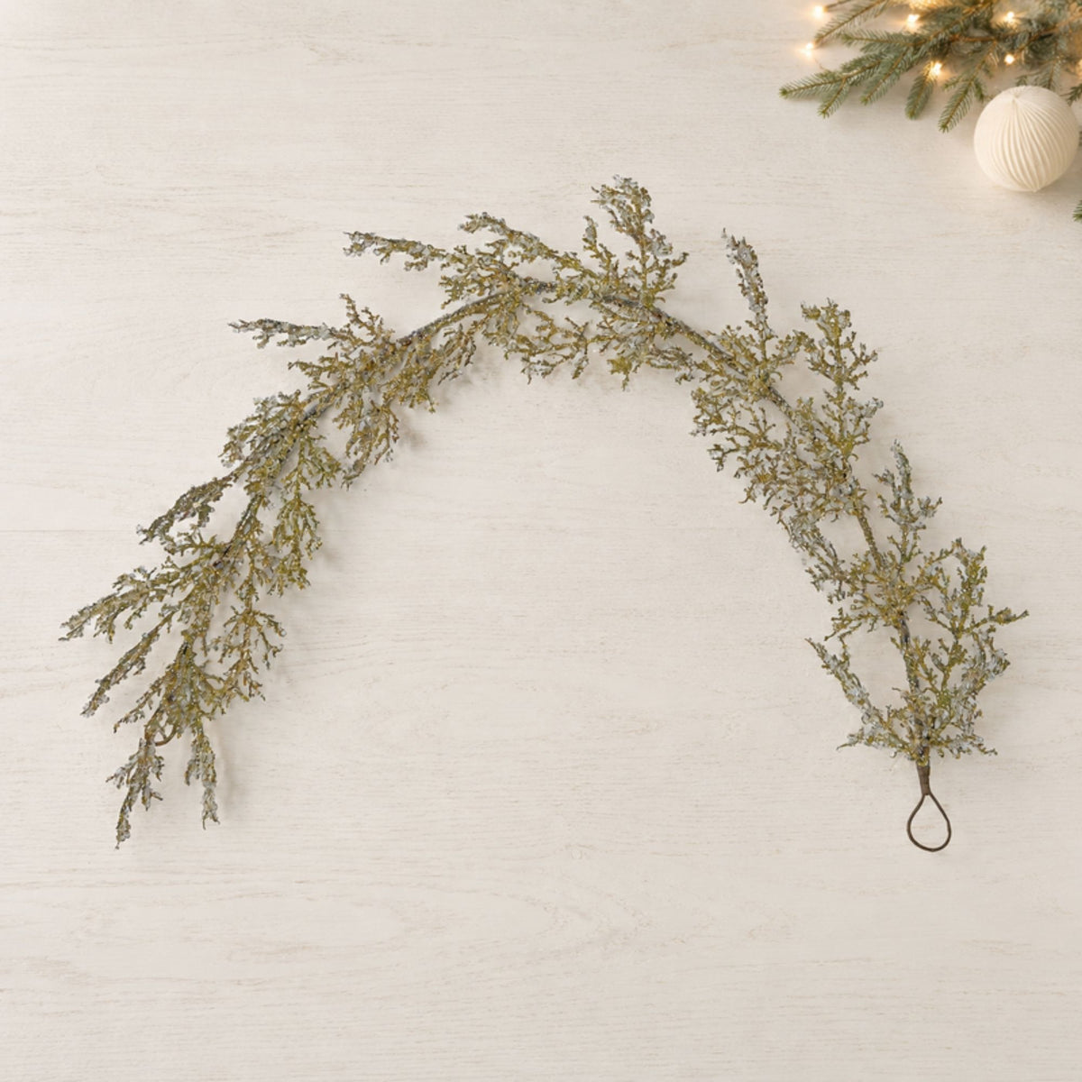 Iced Garland 5'L Plastic -Ship Only