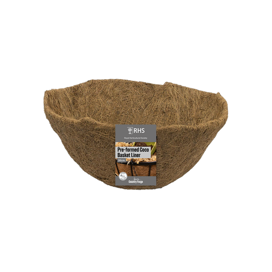 12" Preformed Coco Basket Liner RHS -Ship Only