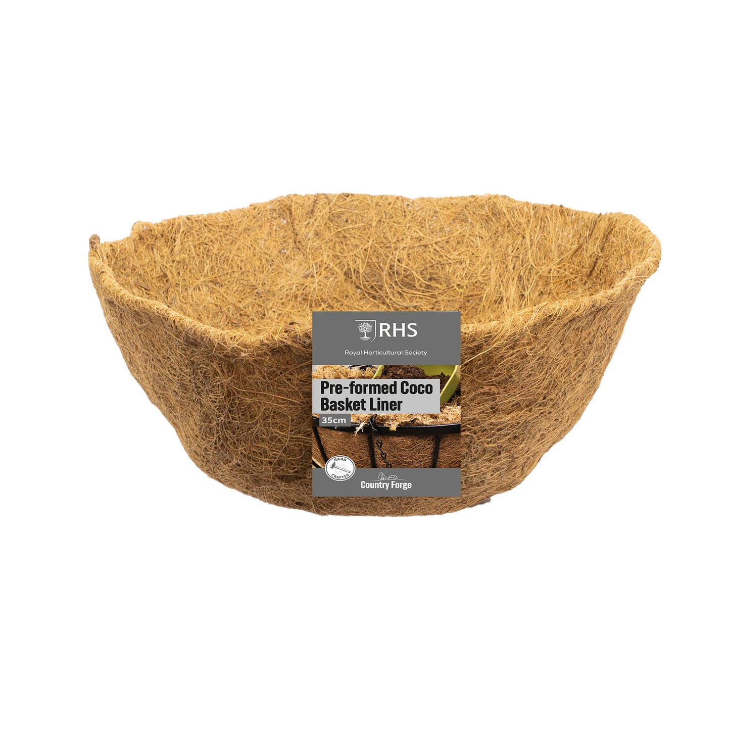 14" Preformed Coco Basket Liner RHS