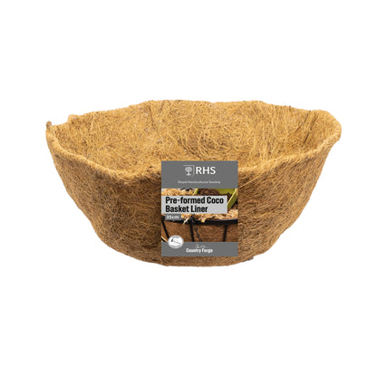 14" Preformed Coco Basket Liner RHS