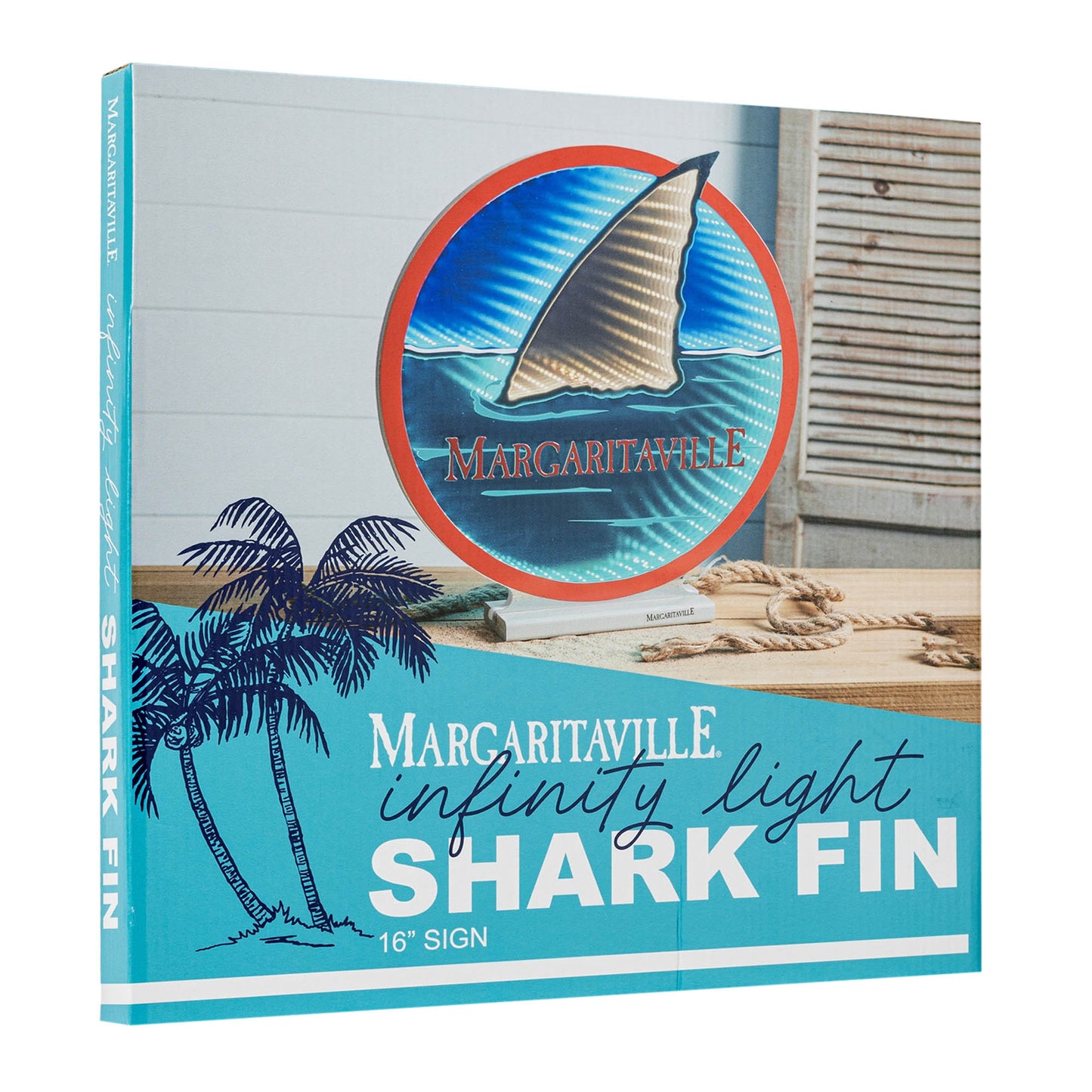 Margaritaville Shark Fin EkkoLight 16"H