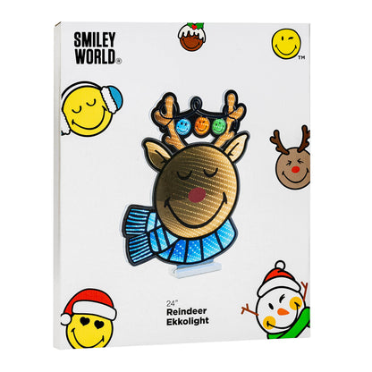 SmileyWorld(R) Holiday Reindeer Ekkolight 21"H