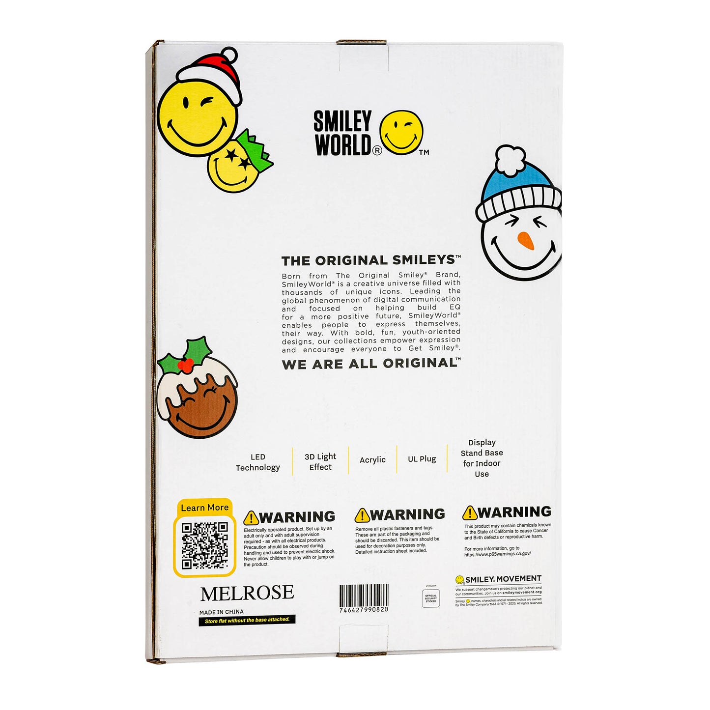 SmileyWorld(R) Holiday Gingerbread Man Ekkolight 24"H