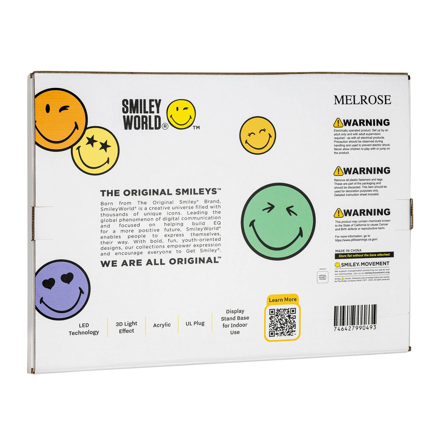 SmileyWorld(R) Good Vibes Ekkolight 23.5"L