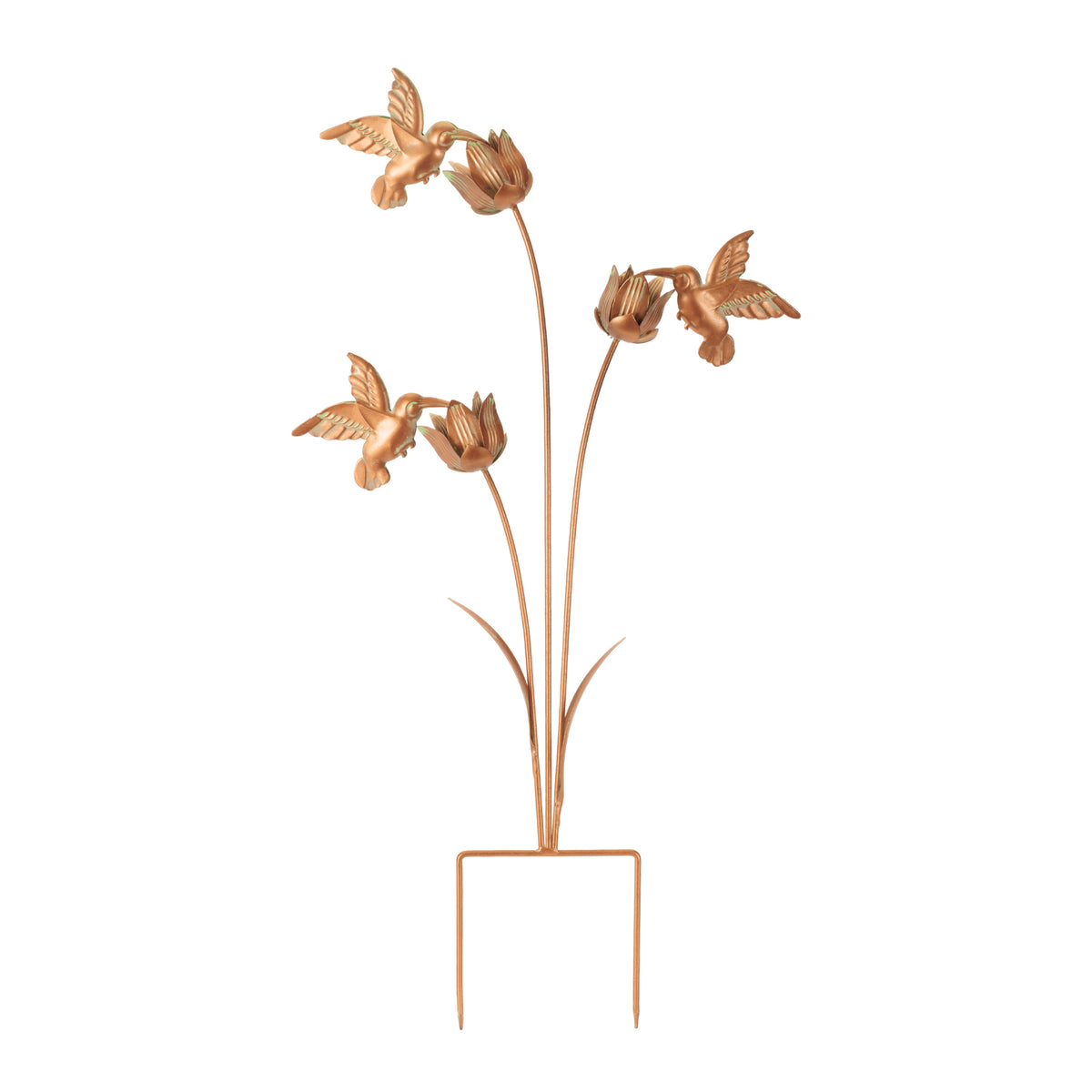 Hummingbird Garden Stake 27.5”H Iron -Ship Only