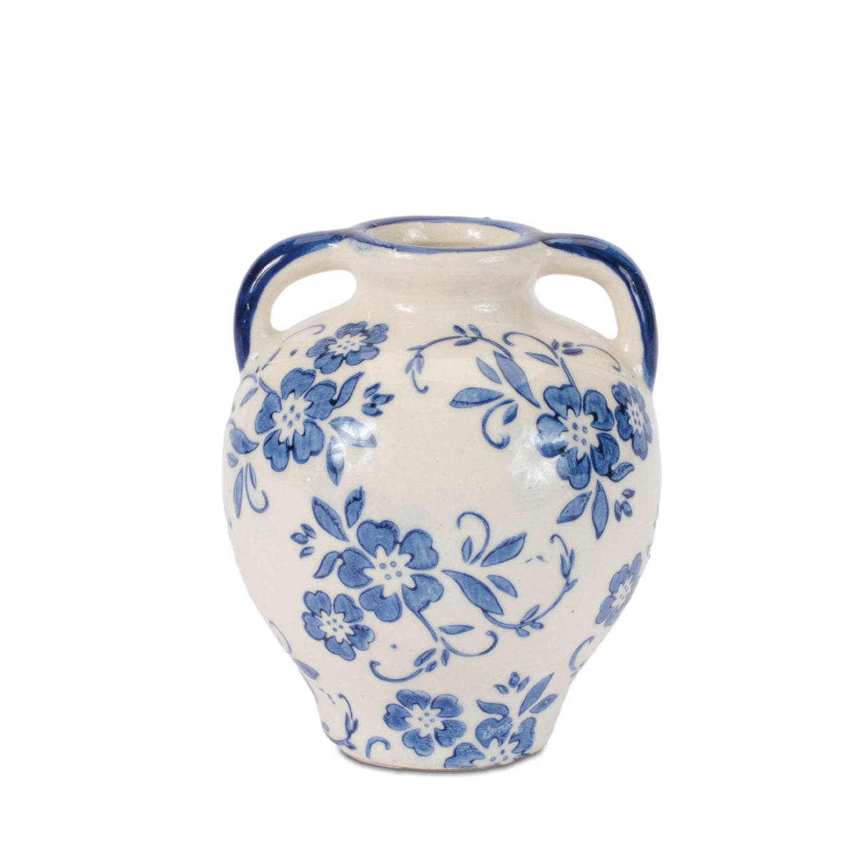 Vase (Set of 4) 4.5"H, 6.25"H Stoneware -Ship Only