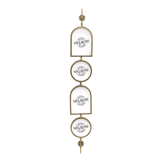 Wall Frame x4 (Set of 2) 35”H Iron/Glass -Ship Only