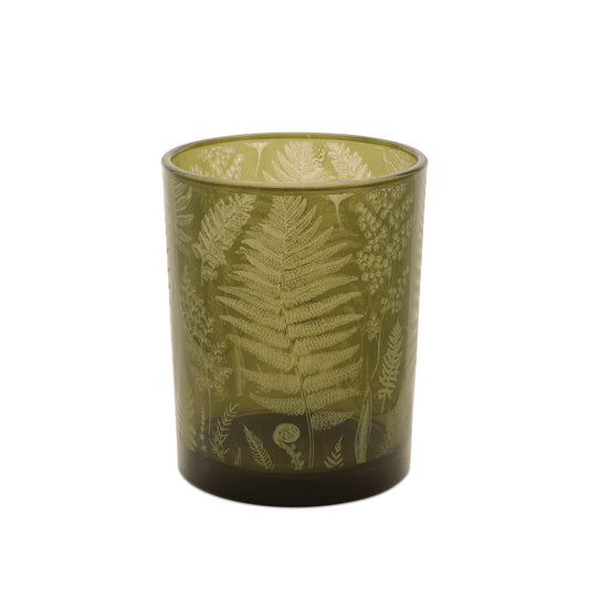 Candle Holder (Set of 2) 4"D x 5"H, 4.5"D x 7"H Glass -Ship Only