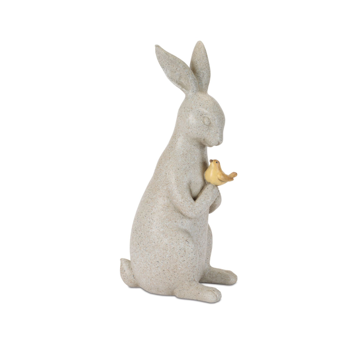 Rabbit w/Bird & Butterfly (Set of 2) 10”H Resin -Ship Only