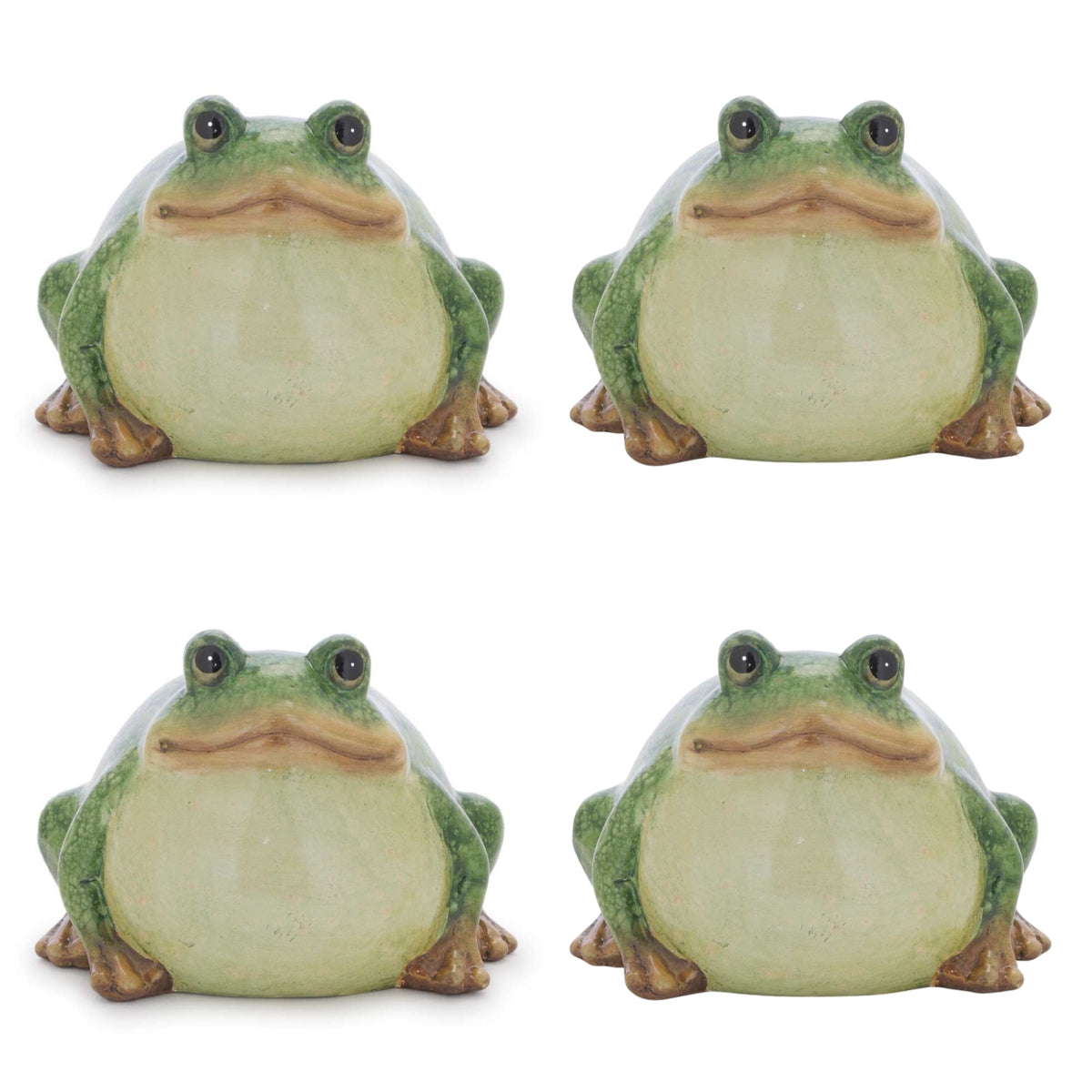 Frog (Set of 4) 4.5”H Terra Cotta -Ship Only