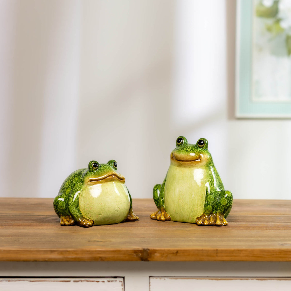 Frog (Set of 4) 4.5”H Terra Cotta -Ship Only