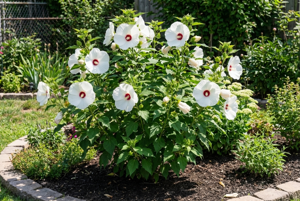 Rose mallow (Hibiscus moscheutos) - 1 gallon -Ship Only