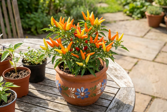 ‘Basket of Fire’ Peppers (Capsicum annuum ‘Basket of Fire’) - QT -Ship Only