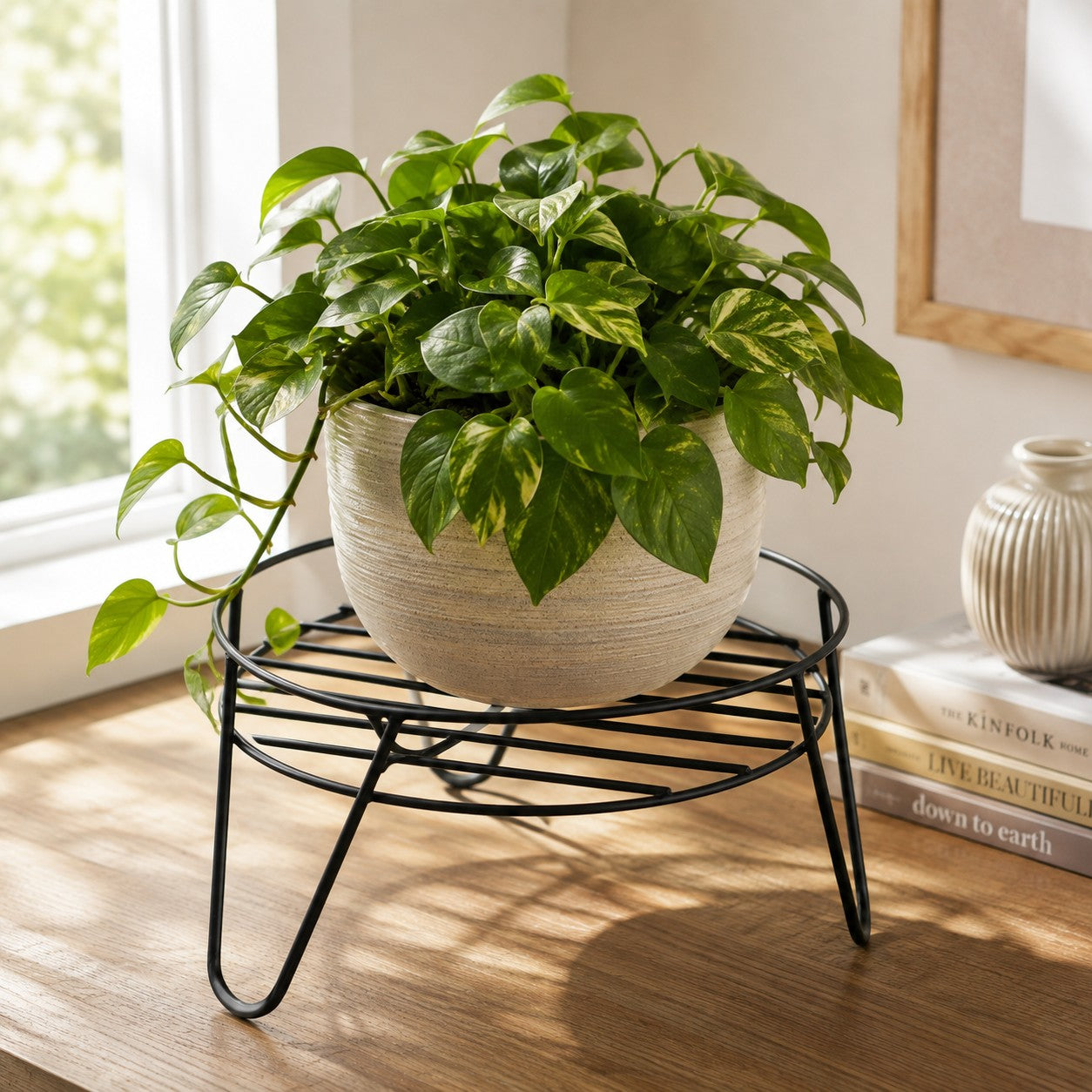 Short Metal Plant Stand -Ship Only