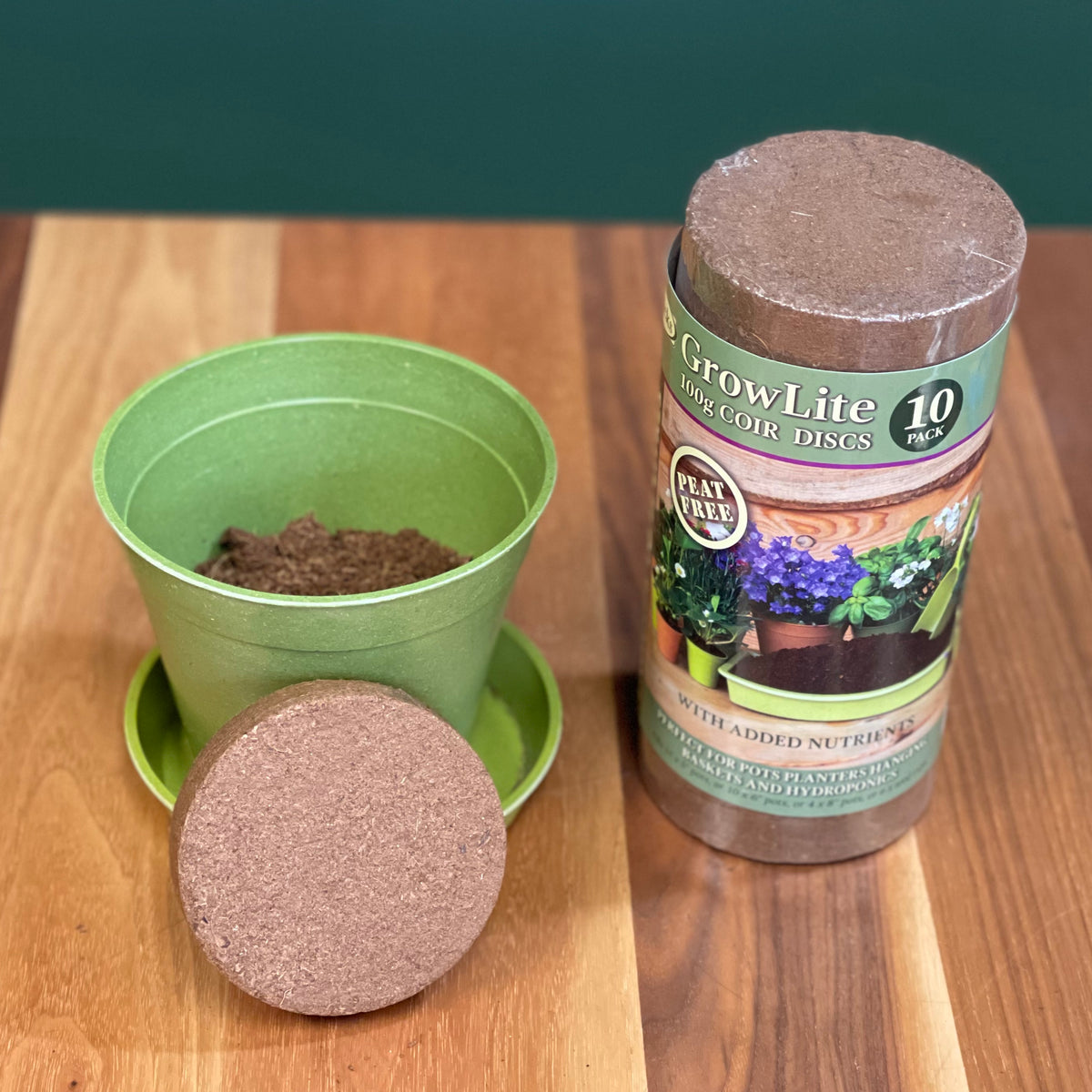 Coir 100g Disc x 10 Pack - Growlite Premium -Ship Only