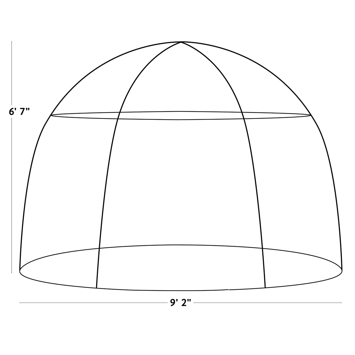 Standard Sunbubble Greenhouse -Ship Only