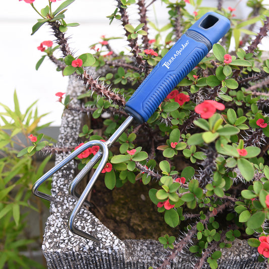 Stainless Steel Cultivator with TPR Handle -Ship Only