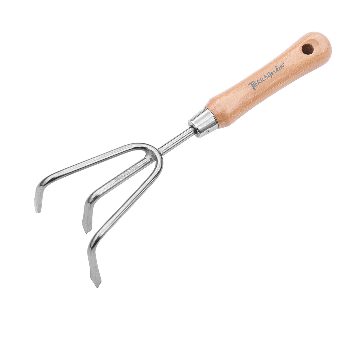Stainless Steel Cultivator with Bamboo Handle -Ship Only