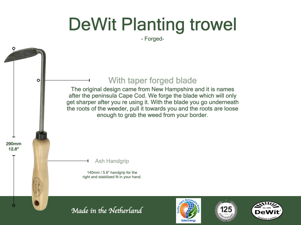 DeWit Weeder - Cape Cod Right Hand -Ship Only