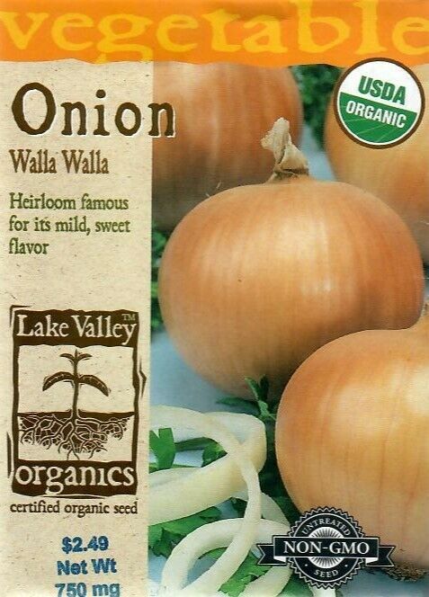 ORGANIC ONION WALLA WALLA  HEIRLOOM