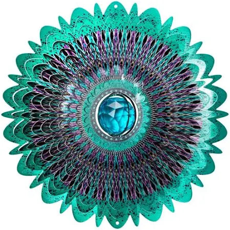 Crystal Galactic Mandala Wind Spinner