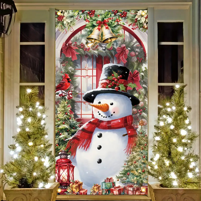Snowman Door Cover