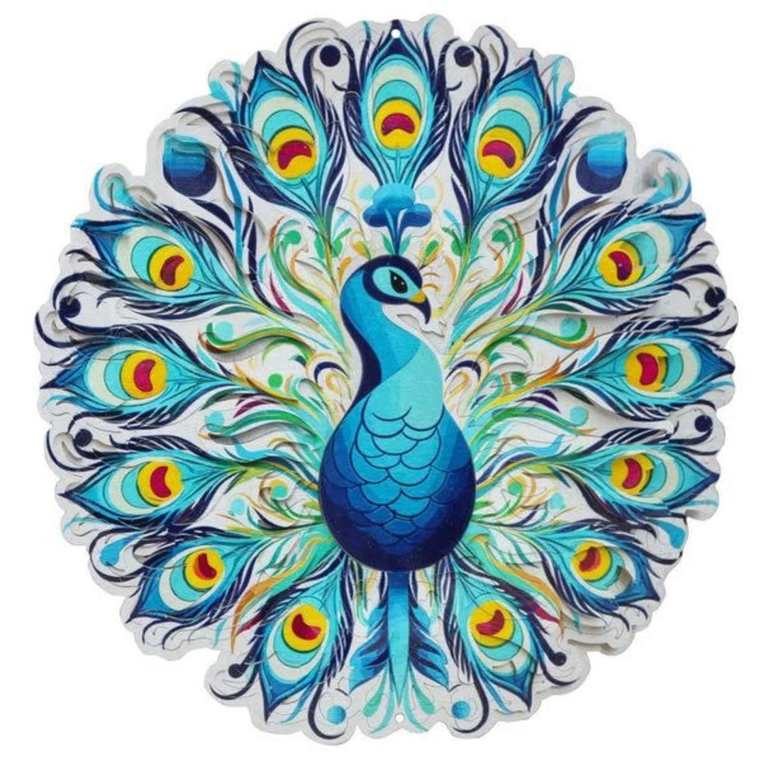 Peacock Wind Spinner