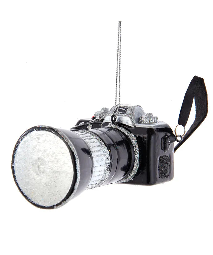 2.25" Glass Camera Ornament