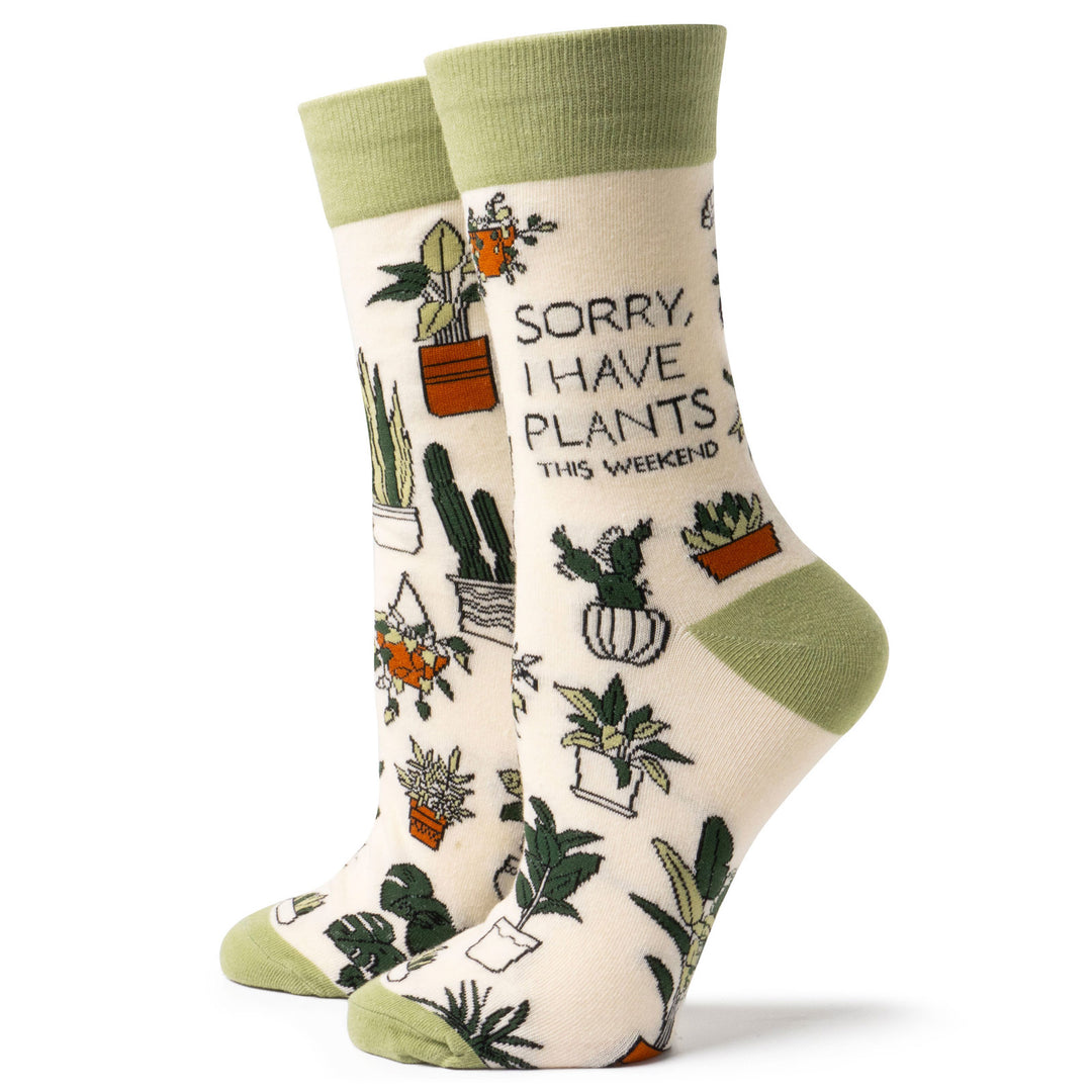 I Have Plants This Weekend Socks